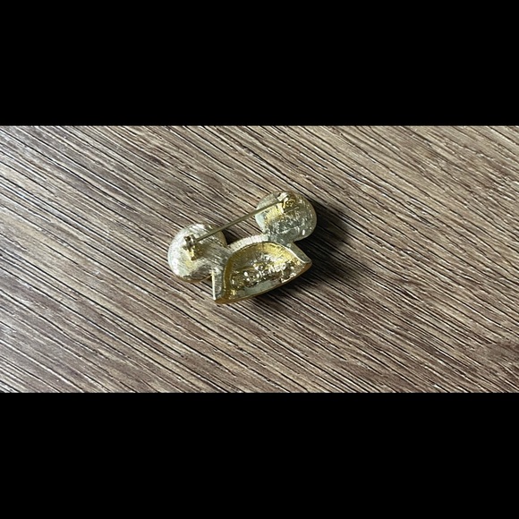 DISNEY-Vintage Gold & Crystal Mickey Ears PIN - Picture 6 of 9